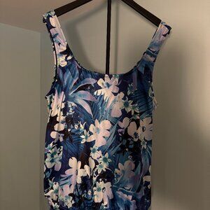 Swimsuits for All Side Tie Blouson Tankini Top 2 Patterns Size 20